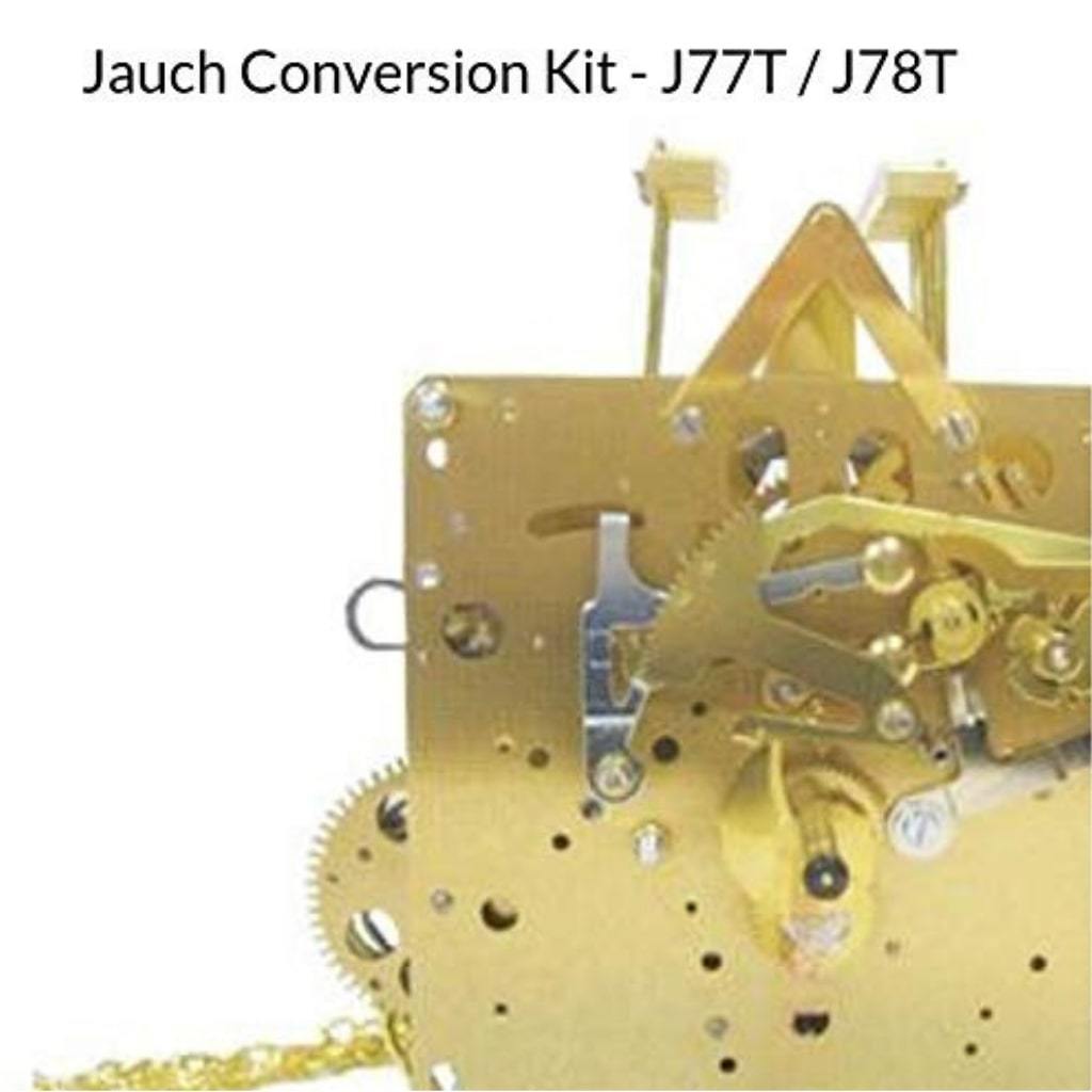 Movement - J-77T Jauch Conversion Movement Mechanism Kit For Jauch Grandfather - Unit Conversion To Hermle 1151-050.94cm Triple Chime
