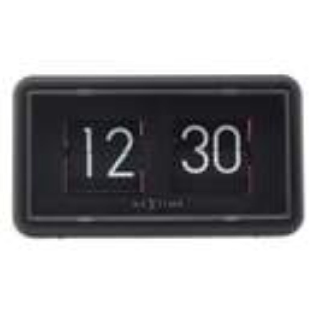 NeXtime Quartz Flip Mantel or Wall Clock, Orange, 5228OR