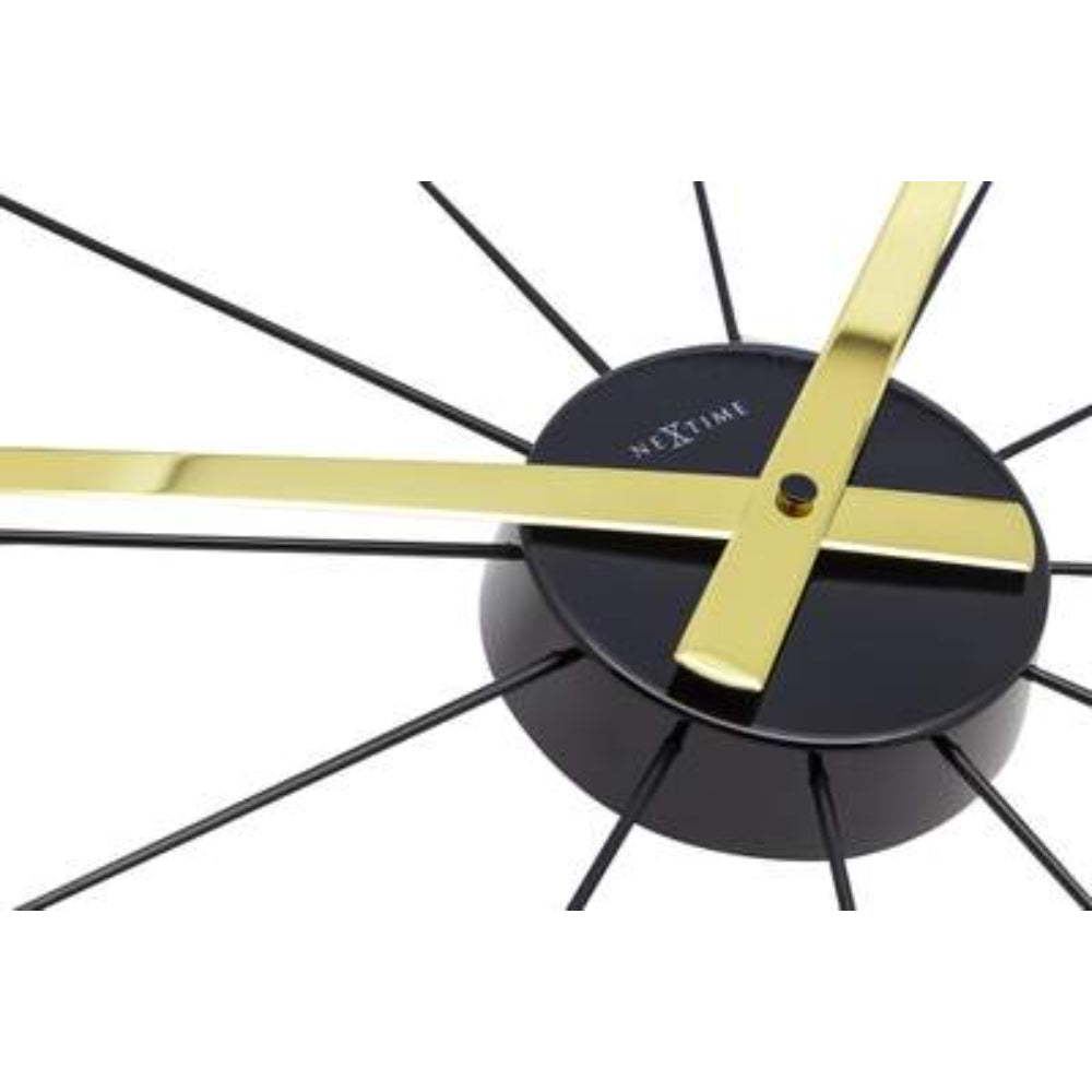 NeXtime PLUG IN Wall Clock, Gold, 2610GO