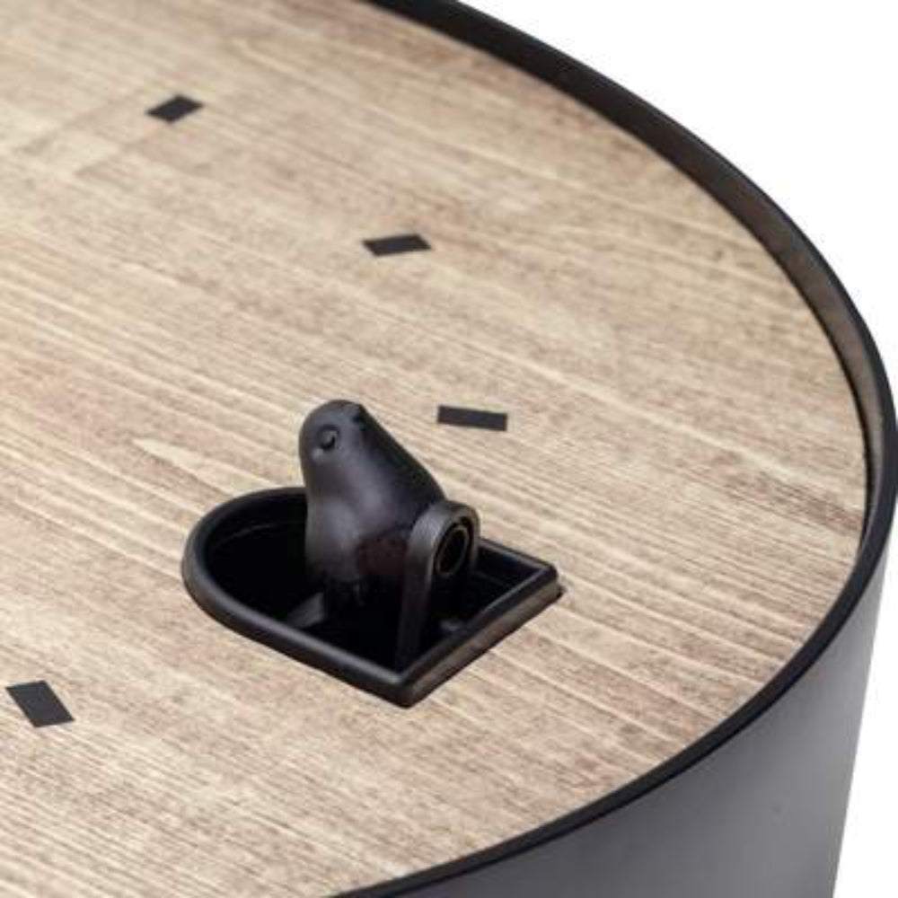 NeXtime Black Nightingale Cuckoo Wall Clock, 5220ZW