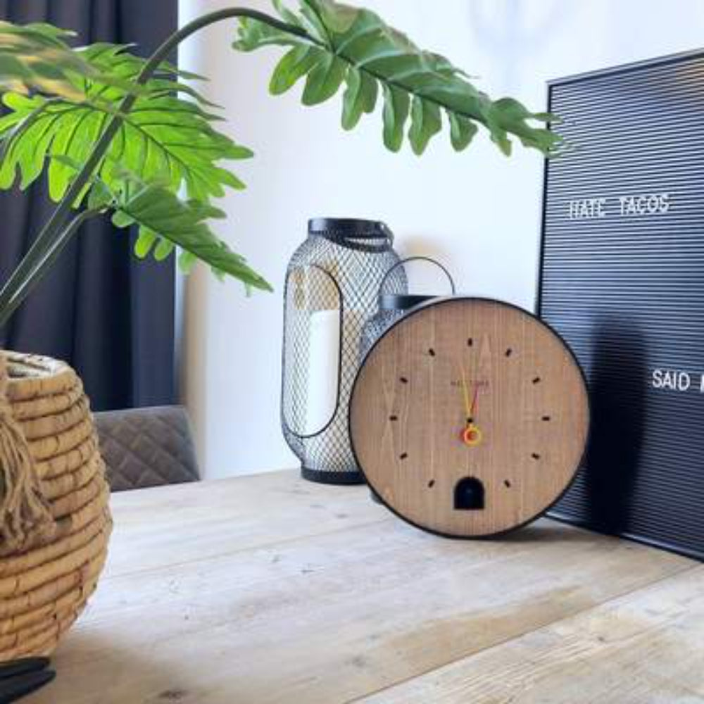 NeXtime Black Nightingale Cuckoo Wall Clock, 5220ZW