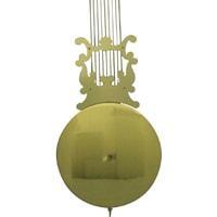 Pendulum - Hermle Clock PENDULUM LYRE, Straight Rods, 114 CM - 220mm Bob