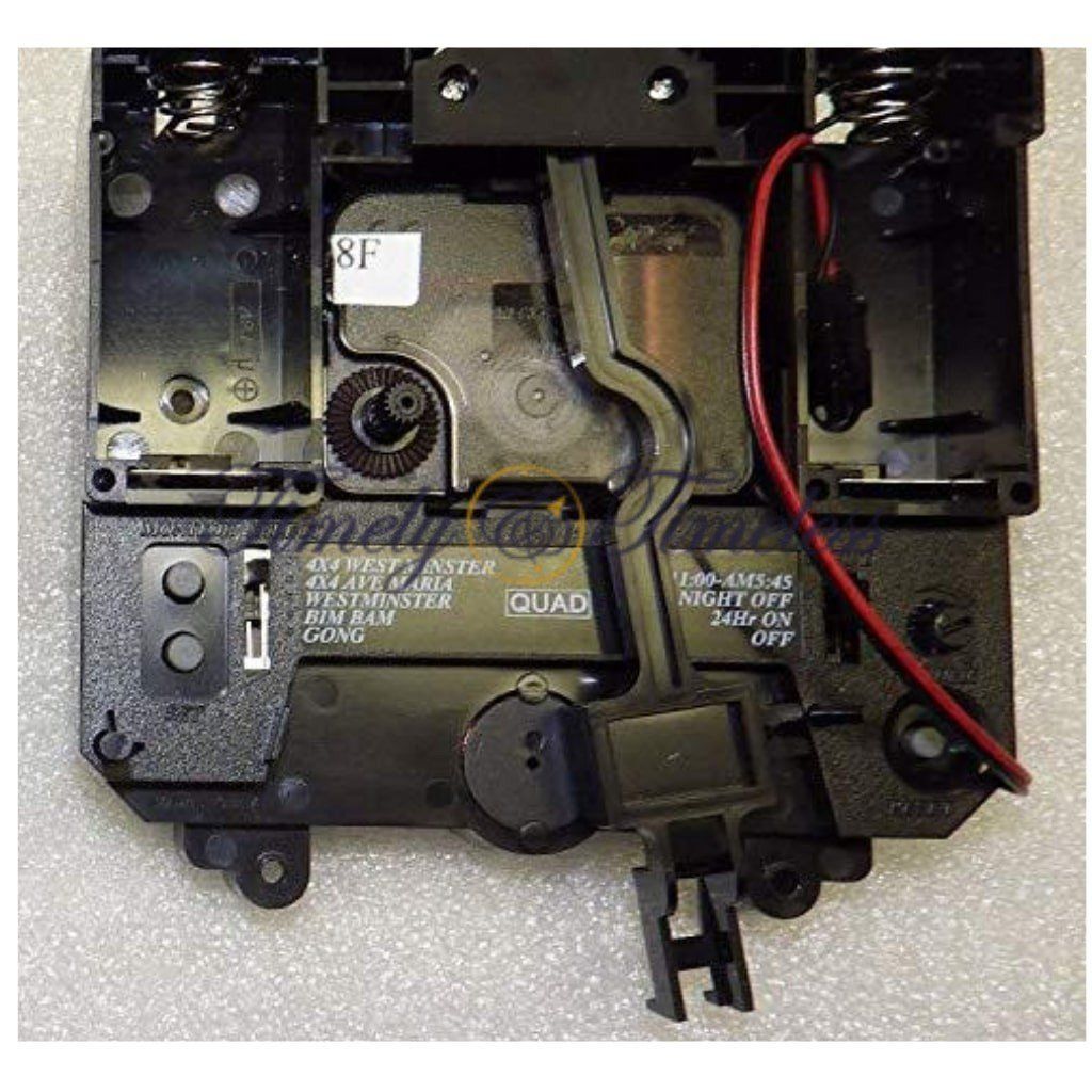 Quartz Clock Movement - Quad Quartz Clock Movement With Pendulum And Tubular Chimes, 18 Mm Shaft