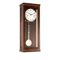Regulator Clock - Hermle CARRINGTON Regulator Wall Clock 70989030141, Walnut, 1/2 Strike, 14-Day Reserve