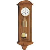 Kieninger Chesterfield 2542-82-01 Cable Regulator Wall Clock, Westminster Chime, Cherry