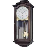 Wall Clock / Regulator - Kieninger  PAGODA 2702-23-01 Wall Clock Regulator, Spring-Wind Wall, Westminster Chime, Walnut